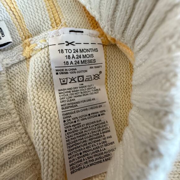 Janie and Jack Winnie the Pooh Honey Stripe Sweater Pants Baby Sz 18 24 Mos - Picture 9 of 13